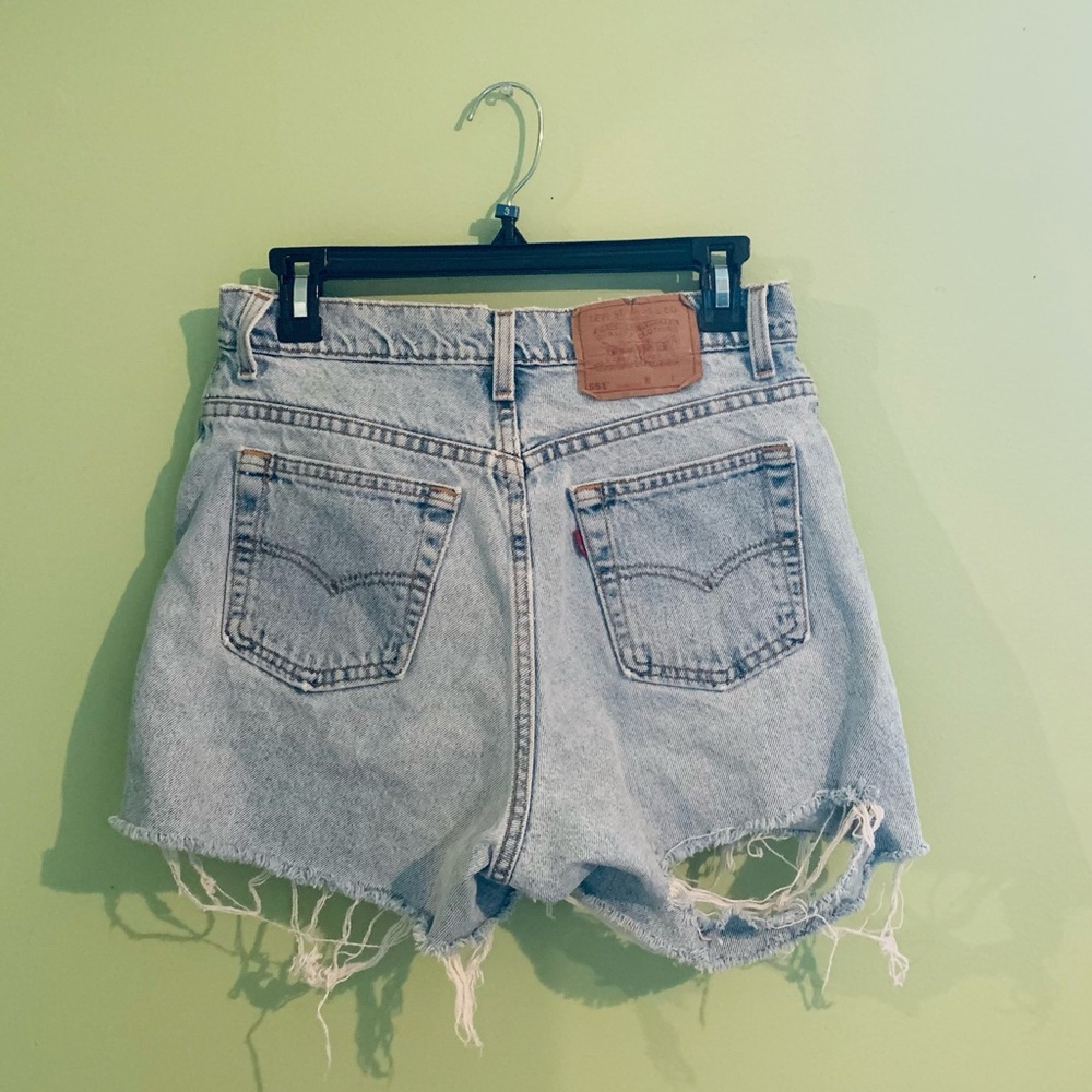 Vintage destroyed 551 shorts (free shipping)